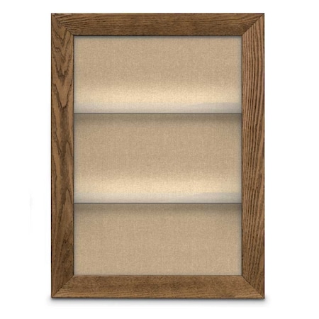 United Visual Products Outdoor Enclosed Combo Board, 42"x32", Black Frame/Grey & Burgundy UVCB4232ODB-GREY-DBURGU